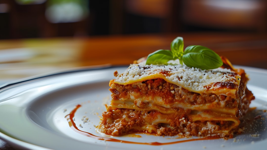 Layered to perfection, this classic Italian lasagna features rich meat sauce, creamy cheese, and a touch of fresh basil.